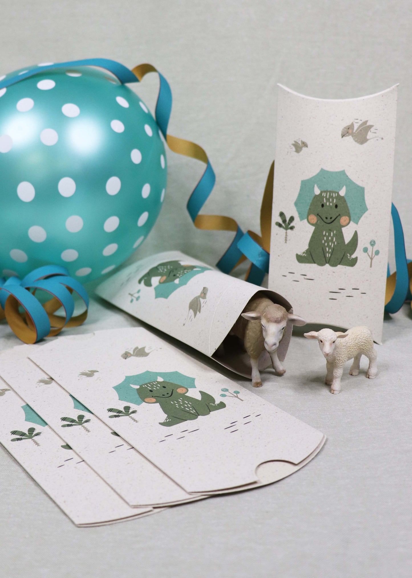 Pillowboxen Long Dino (5er-Set)