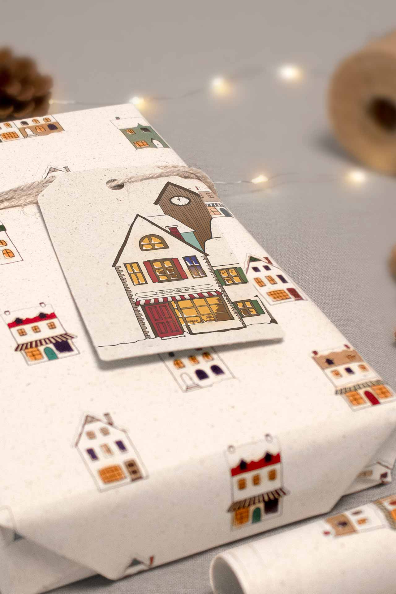 Geschenkanhänger Weihnachten - mit Saatgut