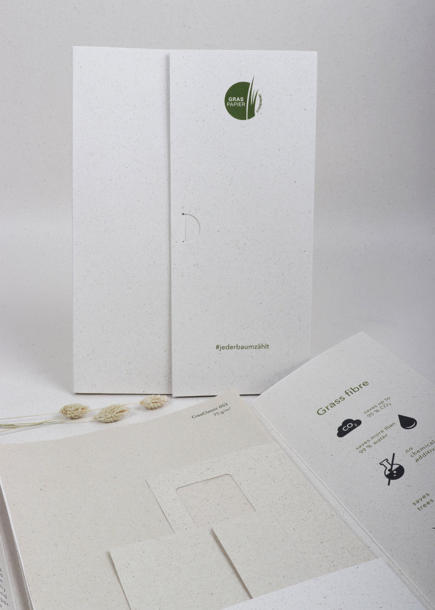 Graspapier-Mustermappe