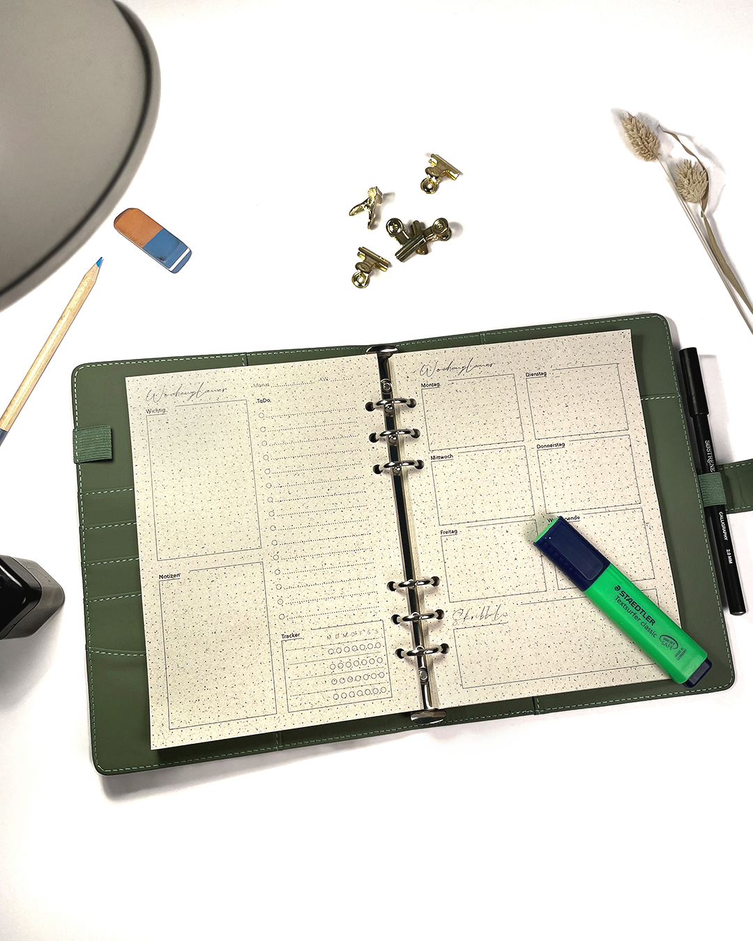 Ringbucheinlagen A5, punktiert, 50 Stück