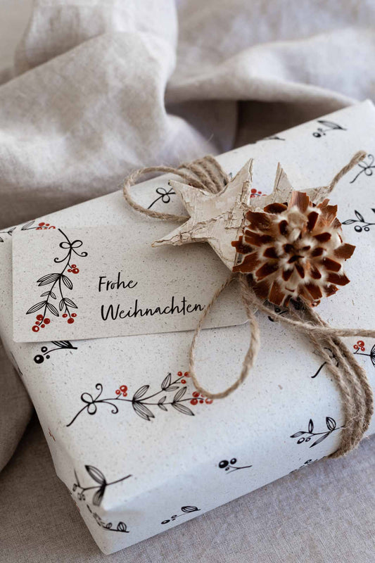 Geschenkanhänger Weihnachten - mit Saatgut