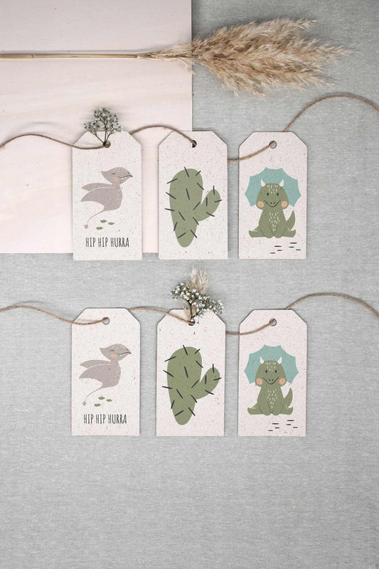 Geschenkanhänger, 6er Set