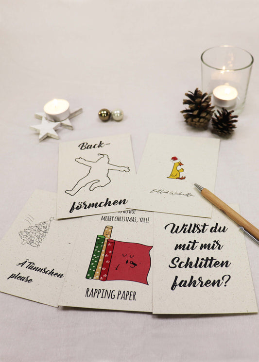 Postkarten-Set-A6-Weihnachten