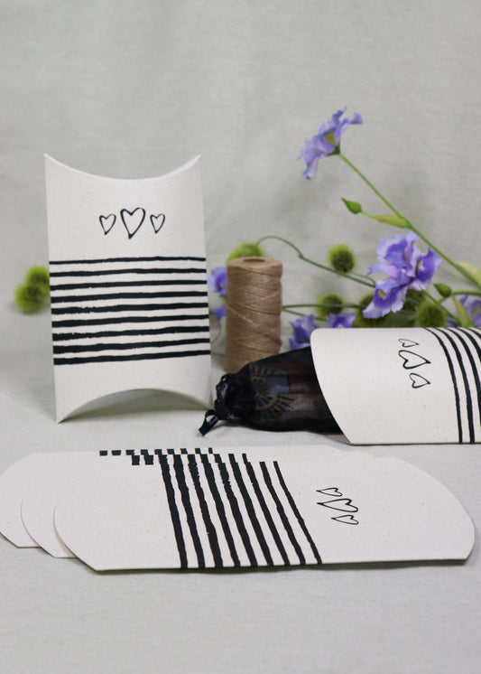 Pillowboxen Large Hearts & Stripes (5er-Set)